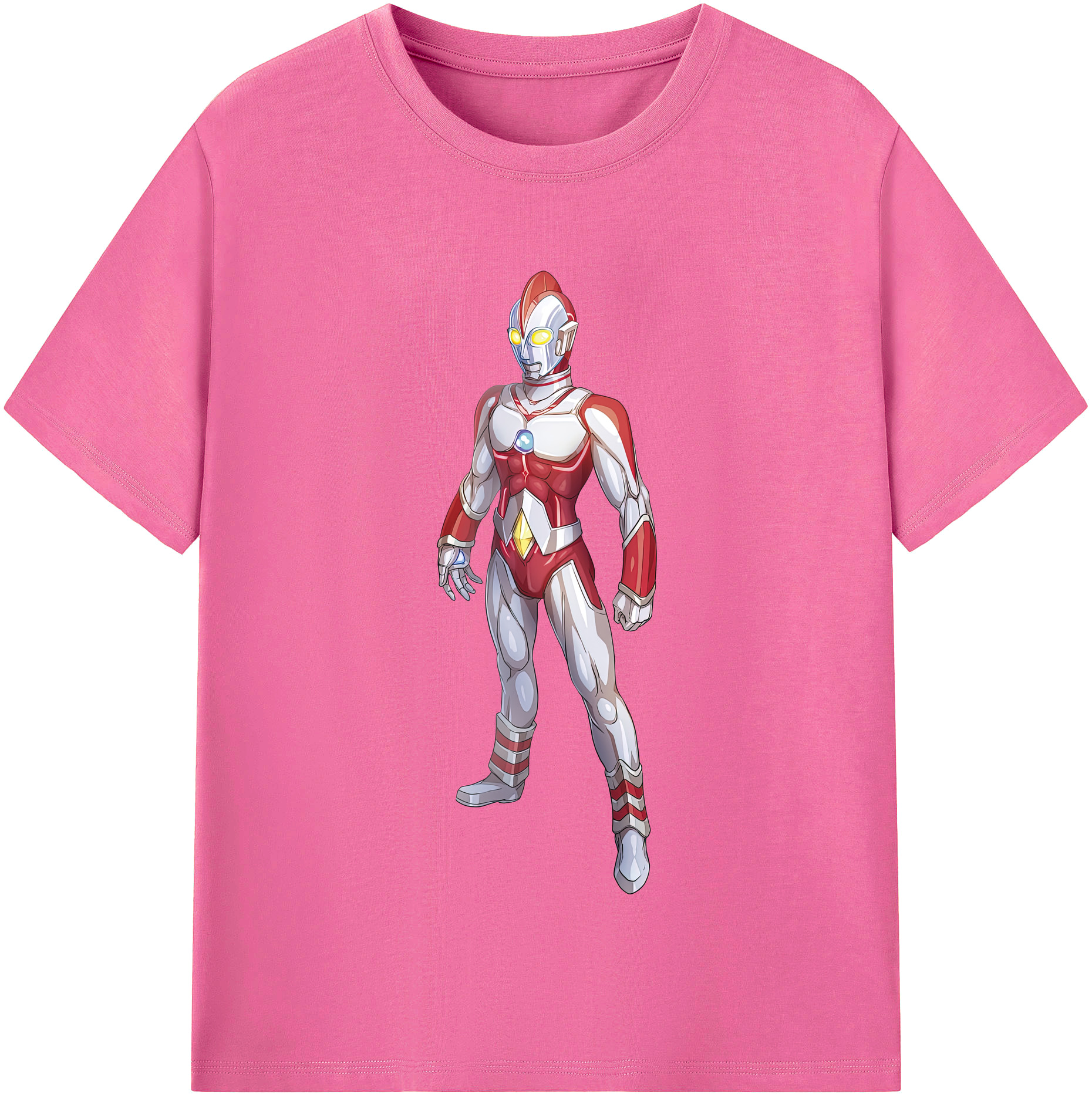 （画像用） ウルトラマン Ultraman レディースカジュアルプリントTシャツ（綿100％）